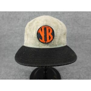 Ebbets Field Flannels Baseball Cap Mens OS Gray Black Vintage Authentic USA Made